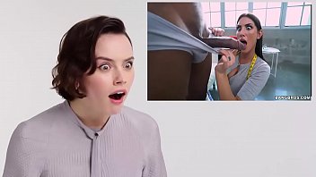 Daisy Ridley huge reaction watching a BBC