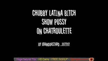 Latina bitch shows tits & pussy on camby GranDBastard  live sex cam free  Gapingcams.com