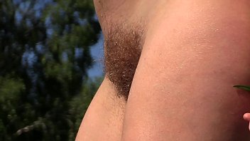 Wet hairy pussy and gorgeous ass at an outdoor photo shoot. Fetish compilation behind the scenes.