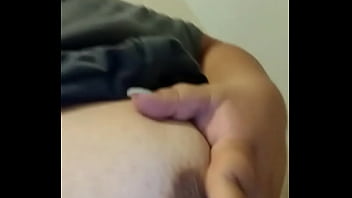 Bbw plays with nipples